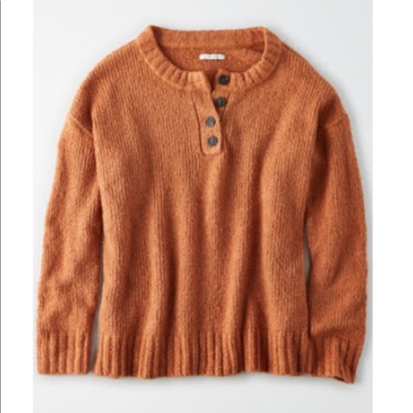American Eagle Outfitters Sweaters - American Eagle Oversized Henley